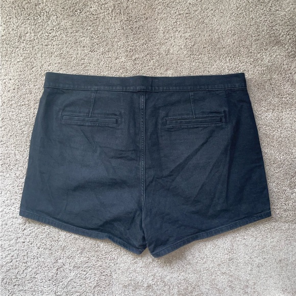 Express Button Front High Rise Jean Shorts - Picture 2 of 4
